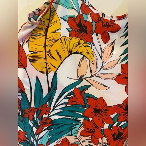 NWT, OKO, Tropical Tank w/Adjustable Straps, Size S - Picture 7 of 7